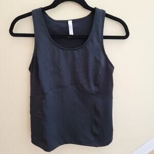 GAP Body Pocket Black Workout Tank size S/P